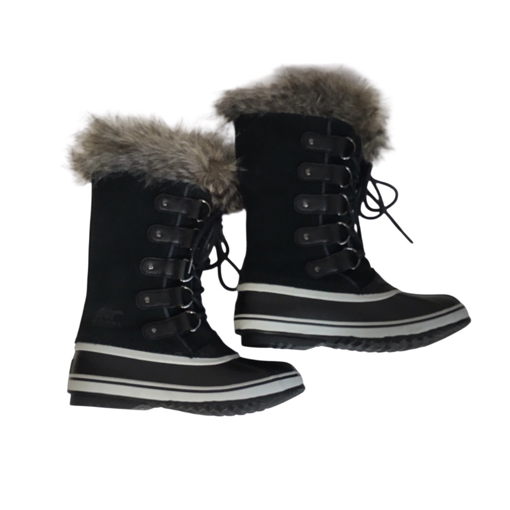 NIB Sorel Joan of Arctic Winter Boots, Black, Women's 6 - Picture 3 of 9